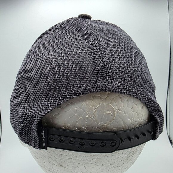 Travis Mathew The Member 2022 Snapback Hat Gray Mesh Adjustable Trucker Cap - Picture 3 of 9